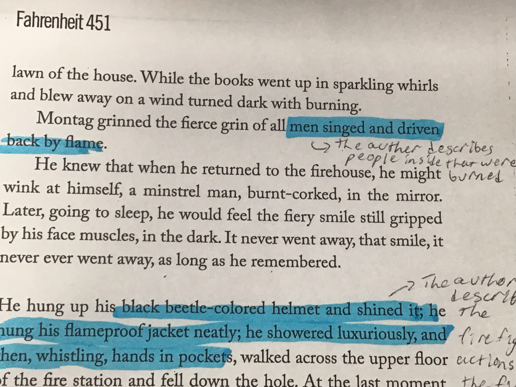 fahrenheit 451 annotations part 3 with page numbers
